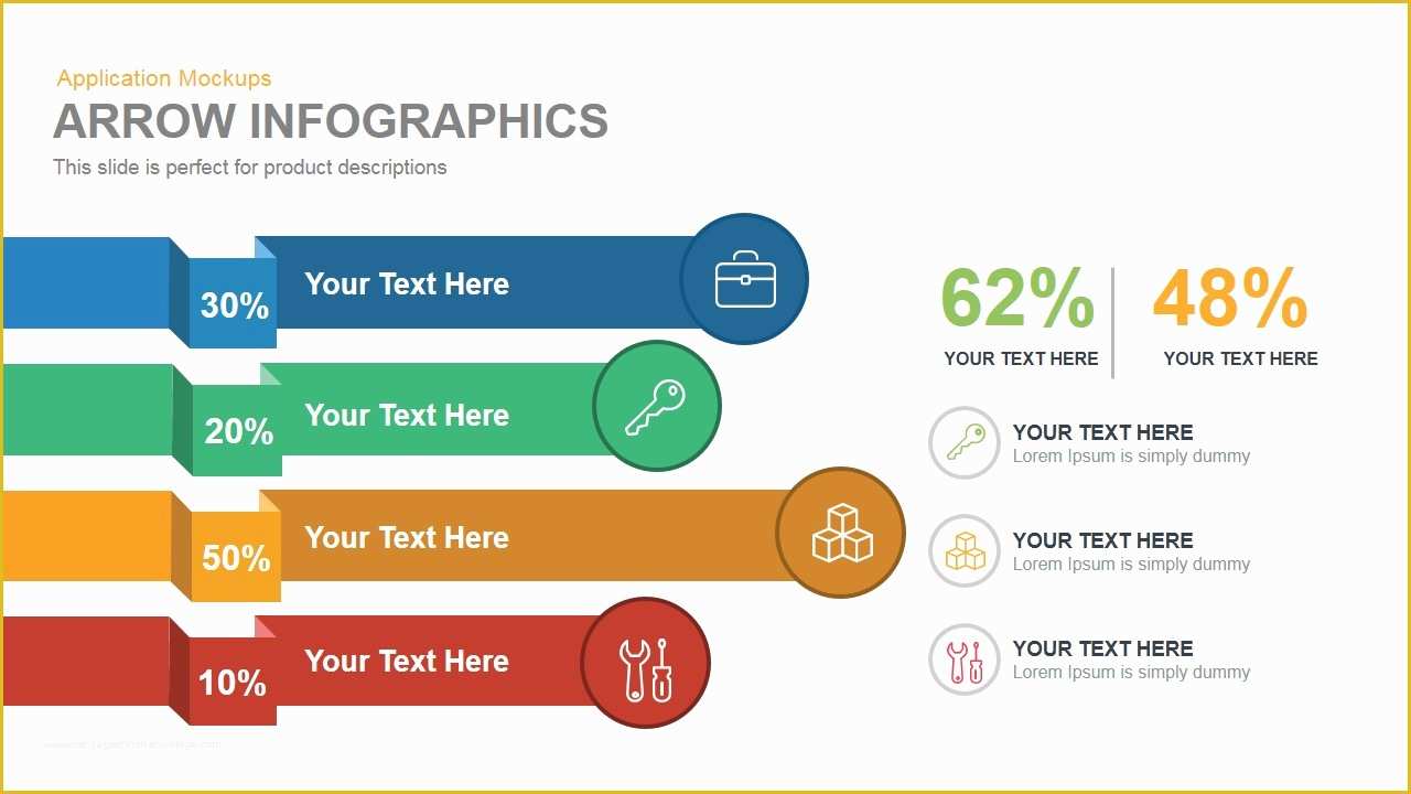 Microsoft Powerpoint Infographic Templates Free Of Arrow Infographics Powerpoint Keynote Template