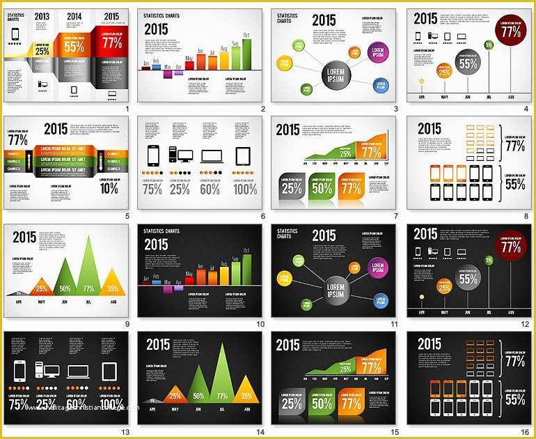 62 Microsoft Powerpoint Infographic Templates Free