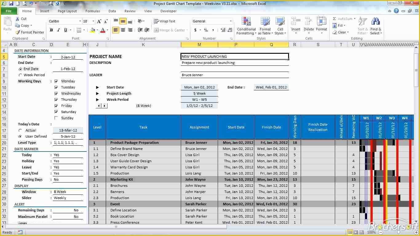 Microsoft Project 2010 Templates Free Download Of Gantt Chart Template Microsoft Project Example Of