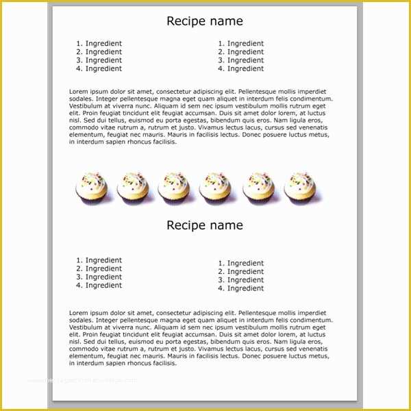 Microsoft Publisher Book Templates Free Download Of 5 Yummy Shop Cookbook Templates Free Downloads for