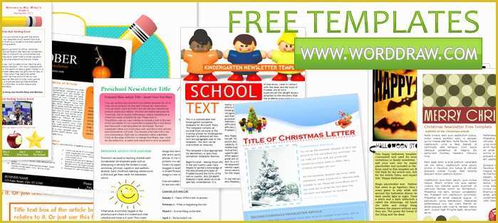 Microsoft Publisher Templates Free Download Of 7 Best Of Word Newsletter Templates Free