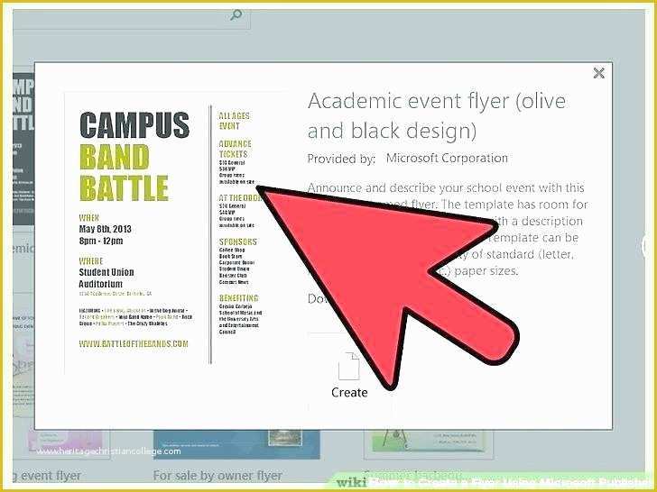 Microsoft Publisher Templates Free Download Of Free event Flyer Templates for Publisher Charity event