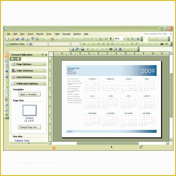 Microsoft Publisher Templates Free Download Of Publisher Calendar Template Download and Use Free