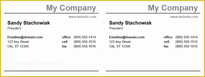 Microsoft Word Business Card Template Free Of How to Make Free Business Cards In Microsoft Word with