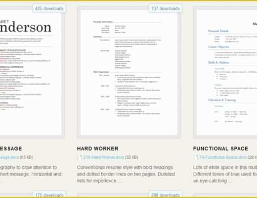 Microsoft Word Cv Templates Free Download Of Download 275 Free Resume Templates for Microsoft Word