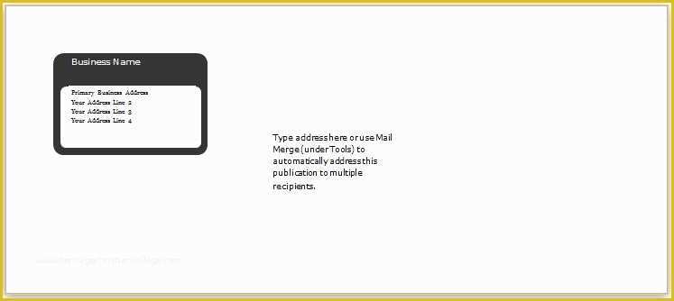 Microsoft Word Envelope Template Free Download Of 40 Editable Envelope Templates for Ms Word