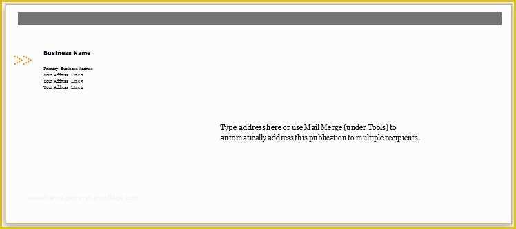 Microsoft Word Envelope Template Free Download Of 40 Editable Envelope Templates for Ms Word