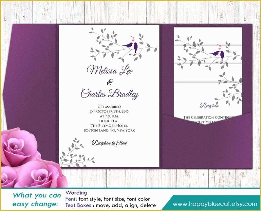 Microsoft Word Invitation Templates Free Of Diy Pocket Wedding Invitations Templates Diy Design Ideas