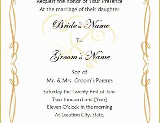 Microsoft Word Invitation Templates Free Of Fancy Invitation Template Blank