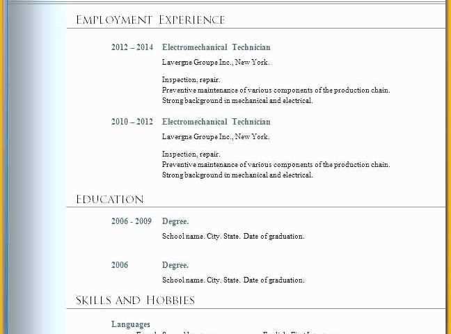 Microsoft Word Resume Templates 2011 Free Of Best Resume Templates 2015st Free Resume Templates