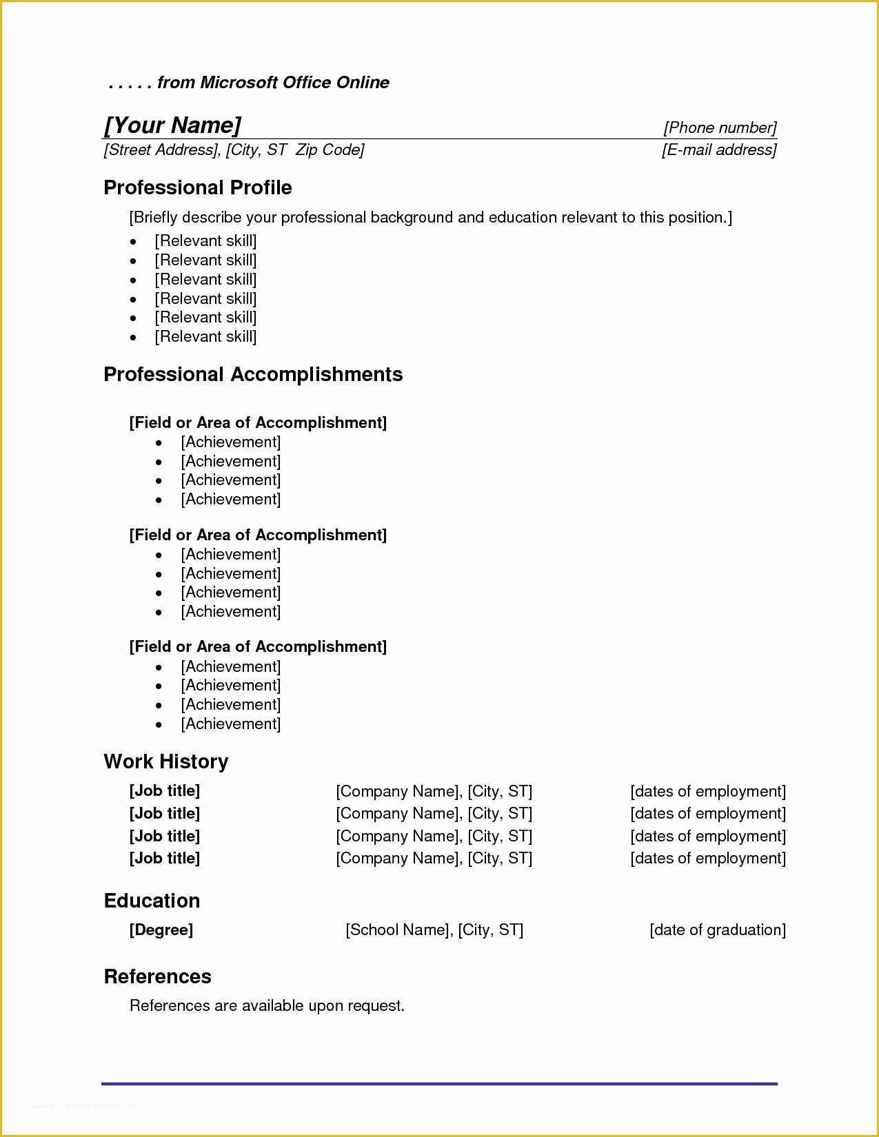 Microsoft Word Resume Templates 2011 Free Of Microsoft Fice Resume Templates Beepmunk