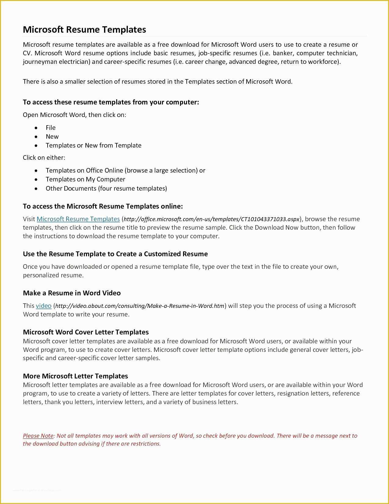 Microsoft Works Free Resume Templates Of Microsoft Works Free Download 2019 – New Resume 2019
