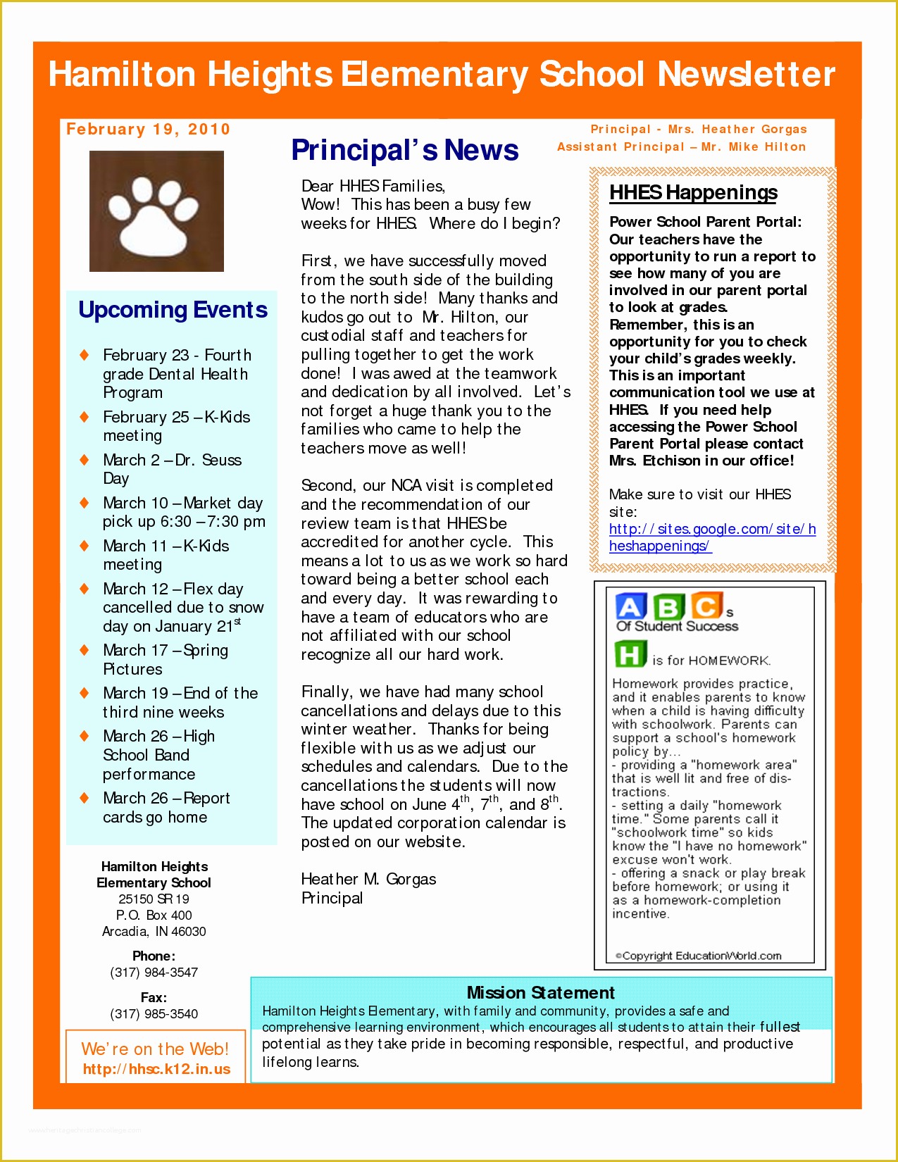 Middle School Newsletter Templates Free Of Best S Of Sample School Newsletter Templates Free