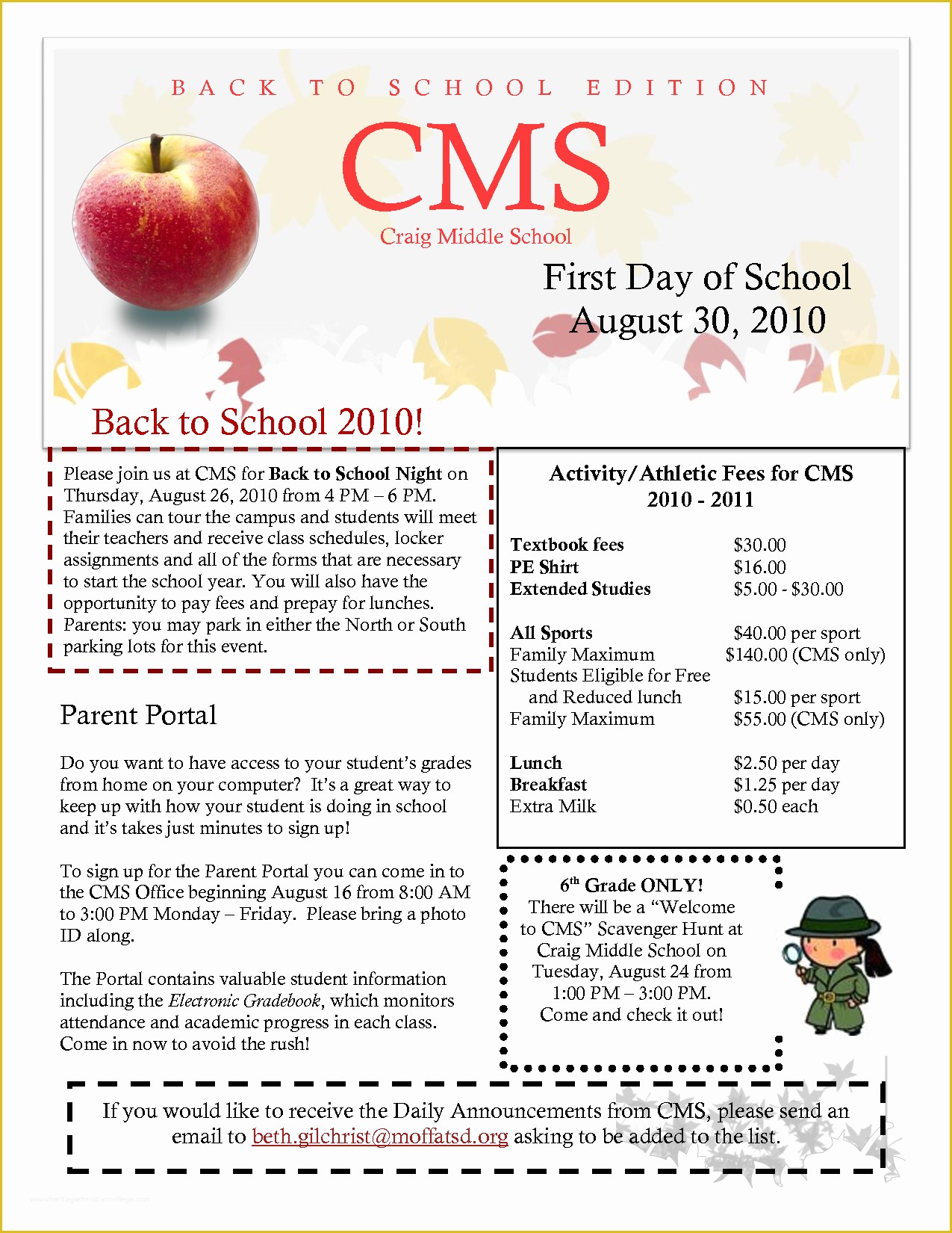 Middle School Newsletter Templates Free Of Best S Of Sample School Newsletter Templates Free
