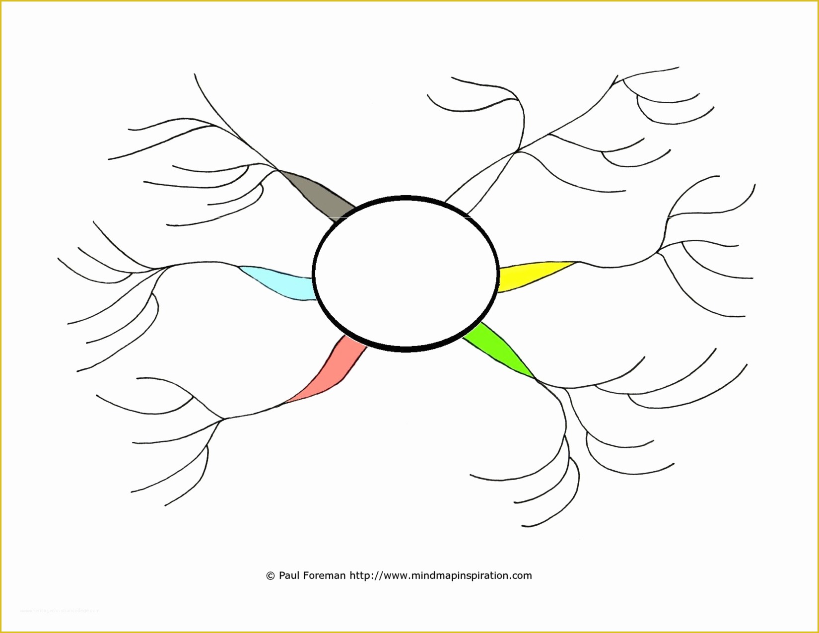 Mind Map Template Free Download Of Blank Creative Mind Map Google Search … X