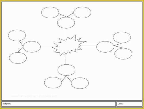 Mind Map Template Free Download Of Mind Map Template Multi Node