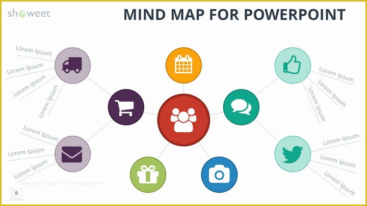 Mind Map Template Free Download Of Mind Map Templates for Powerpoint