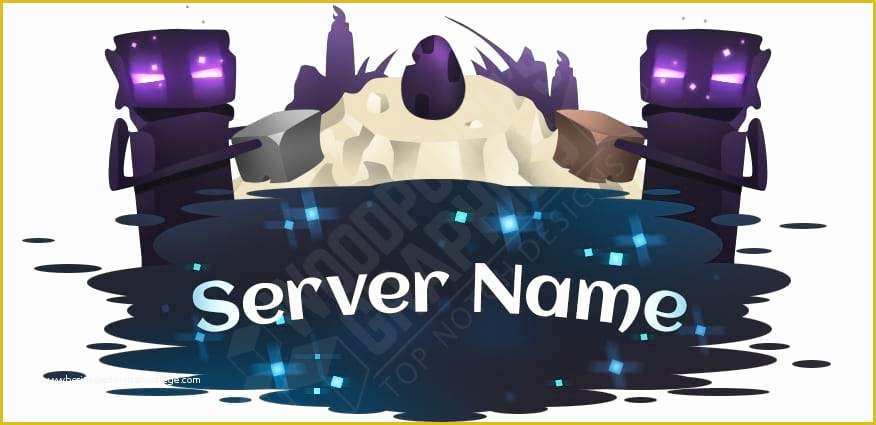 Minecraft Server Logo Template Free Of Ender World Minecraft Server Logo Template – Woodpunch S