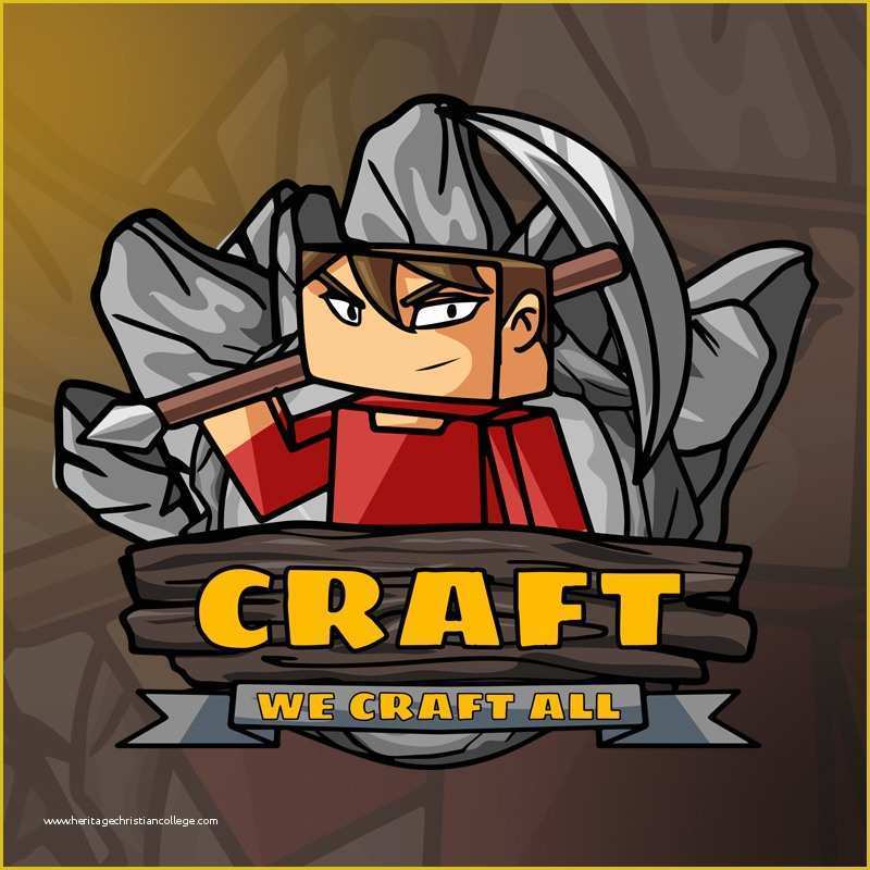 Minecraft Server Logo Template Free Of Minecraft Logo Template 03 Minecraft Logo Maker