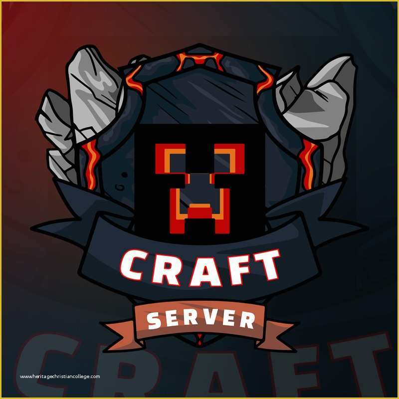 Minecraft Server Logo Template Free Of Minecraft Logo Template 04 Minecraft Logo Maker