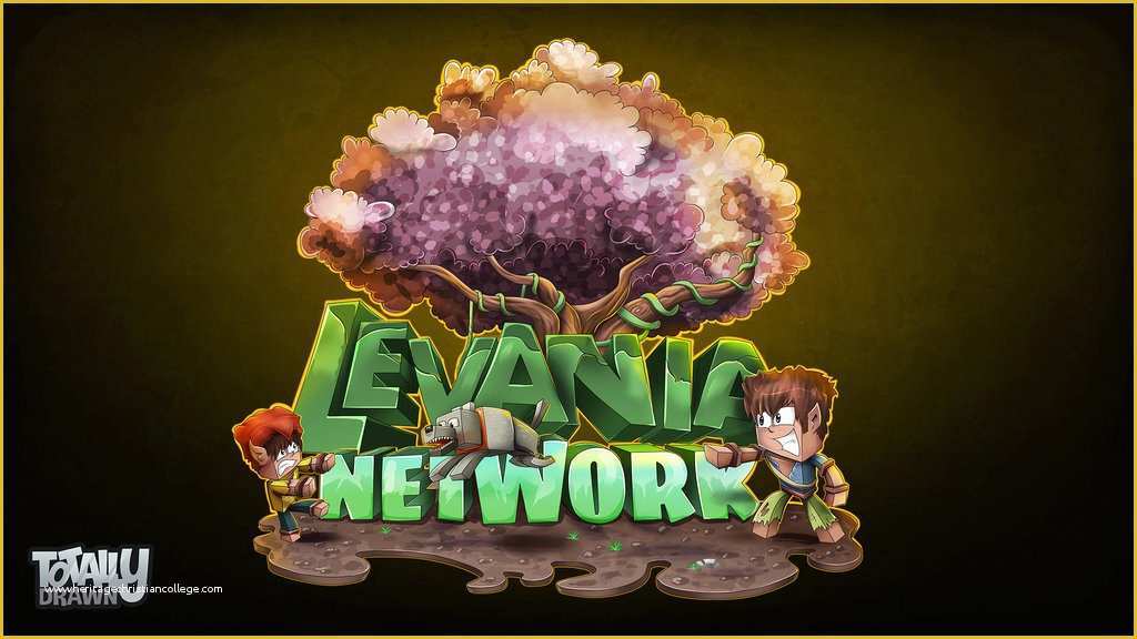 Minecraft Server Logo Template Free Of Minecraft Server Logo Levania Network by totallyanimated