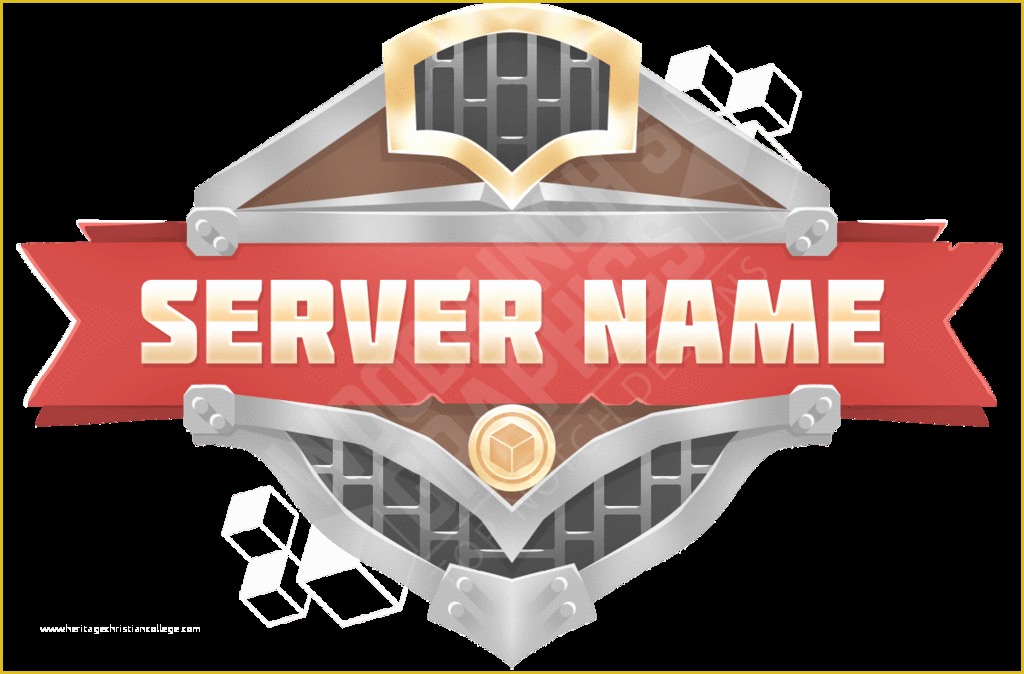 Minecraft Server Logo Template Free Of Steel Shield Minecraft Server Logo Template – Woodpunch