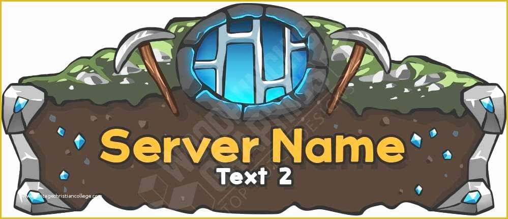 Minecraft Server Logo Template Free Of the Prison Minecraft Server Logo Shop File