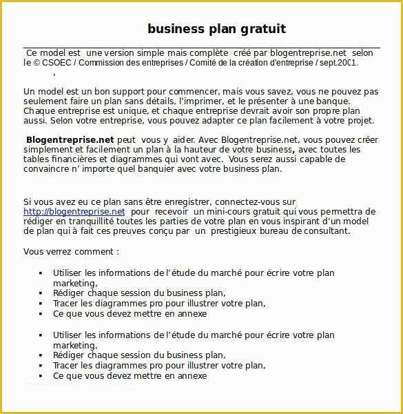 Mini Business Plan Template Free Of Mini Business Plan Template Free Simple Business Plan