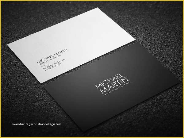 Minimalist Business Card Template Free Of 36 Modern Business Card Templates Pages Psd Word Ai