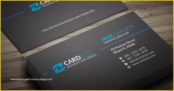 Minimalist Business Card Template Free Of Classic Black Minimalist Business Card Template Cardzest