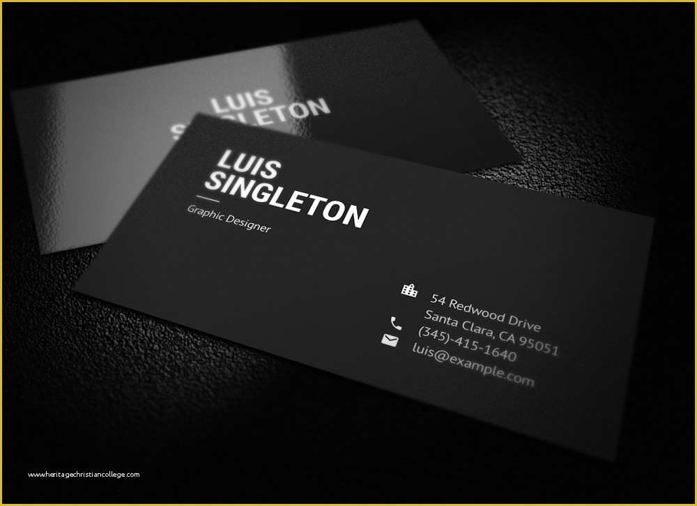 Minimalist Business Card Template Free Of Clean and Minimal Business Card Template On Behance