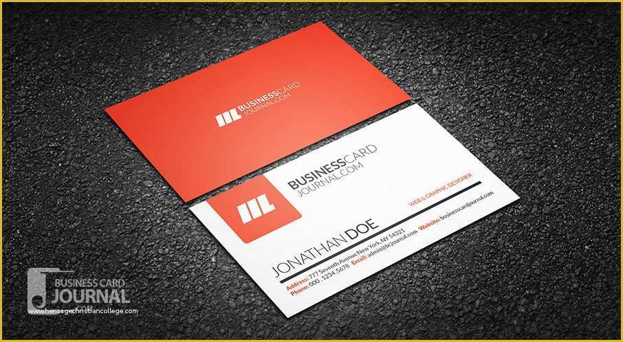 Minimalist Business Card Template Free Of Free Business Card Templates