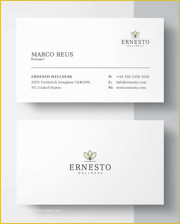 Minimalist Business Card Template Free Of New Printable Business Card Templates Design