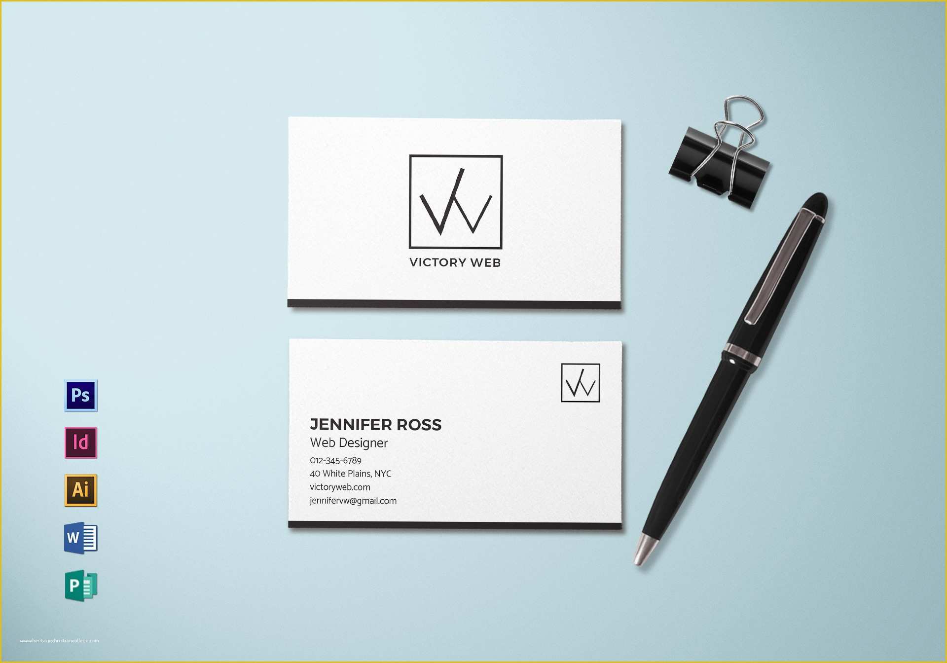 Minimalist Business Card Template Free Of Simple Minimal Business Card Template In Psd Word