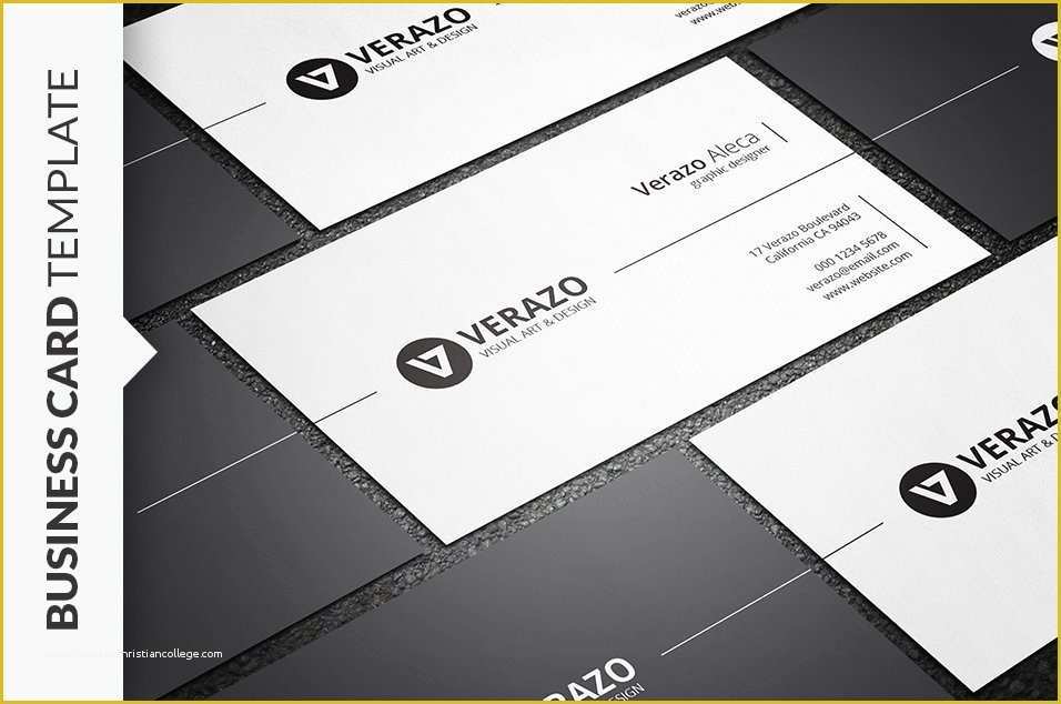 Minimalist Business Card Template Free Of Stylish Minimal Business Card Business Card Templates