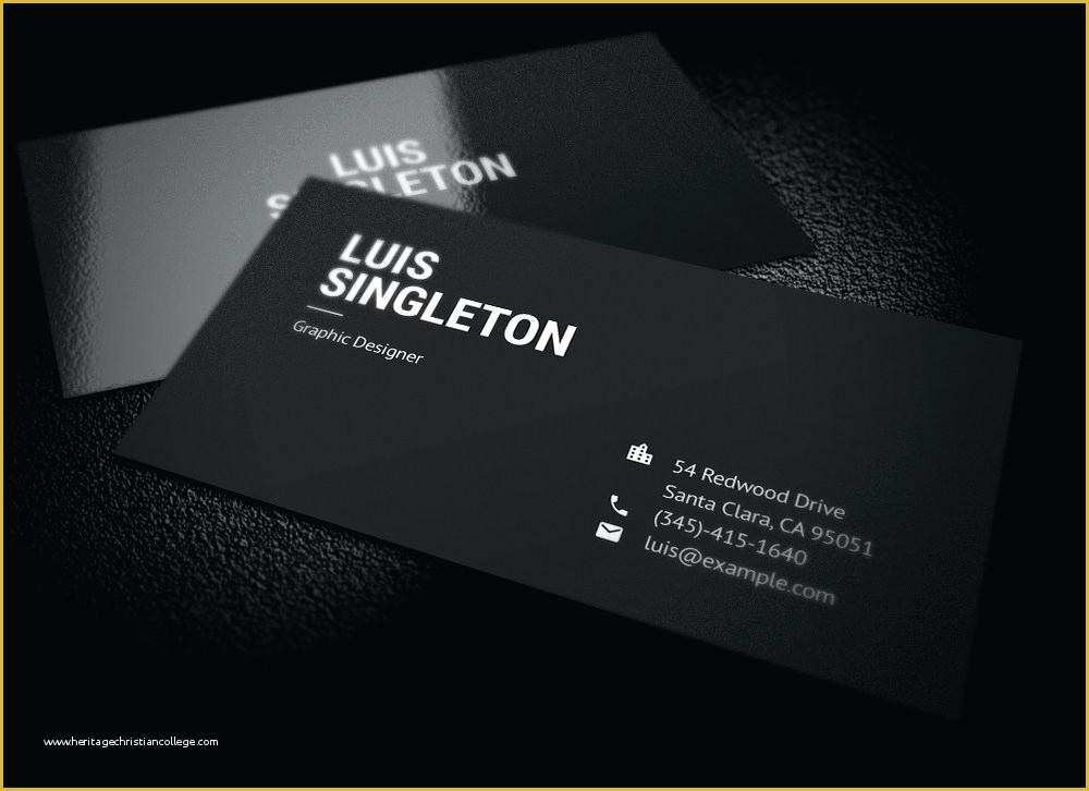 Minimalist Business Card Template Free Of Vertical Simple Corporate Business Card Template Best