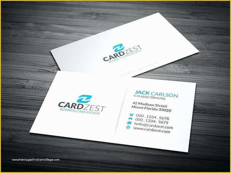 Minimalist Business Card Template Free Of White Business Card Template