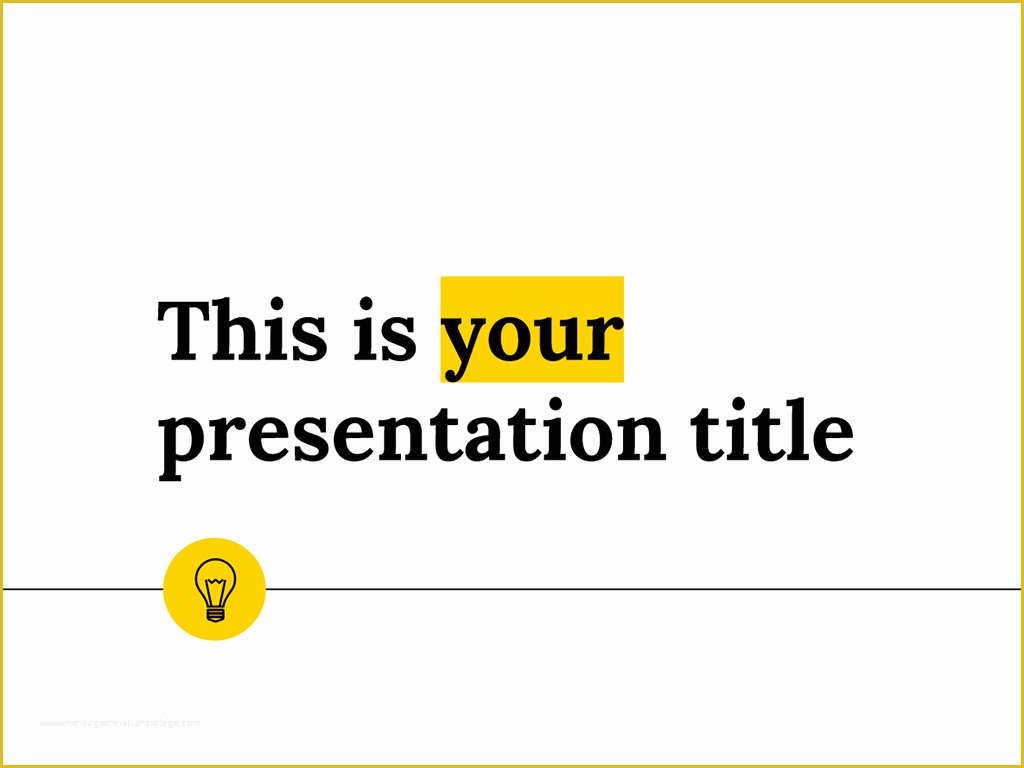 Minimalist Powerpoint Template Free Download Of Free Minimal and Clean Powerpoint Template or Google