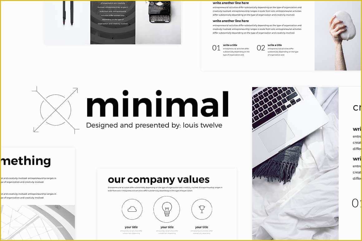 Minimalist Powerpoint Template Free Download Of Free Minimal Powerpoint Template Create Your Ppt Easy