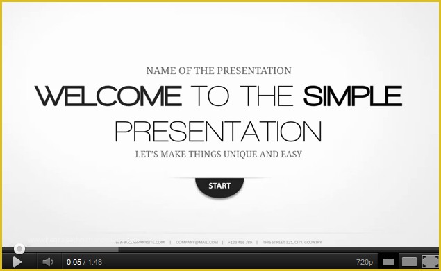 Minimalist Powerpoint Template Free Download Of Minimal Powerpoint Template by Excedoros