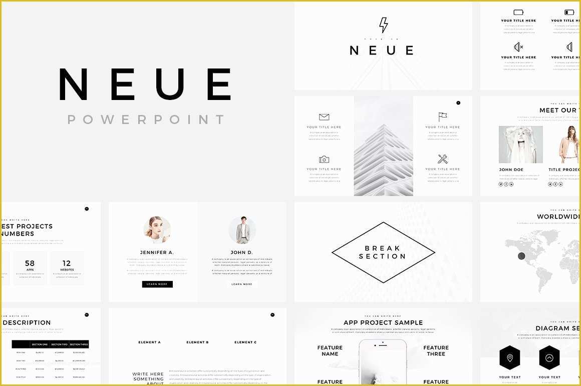 Minimalist Powerpoint Template Free Download Of Neue Minimal Powerpoint Template Presentation Templates