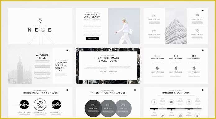 Minimalist Powerpoint Template Free Download Of Neue – Minimalist Powerpoint Template