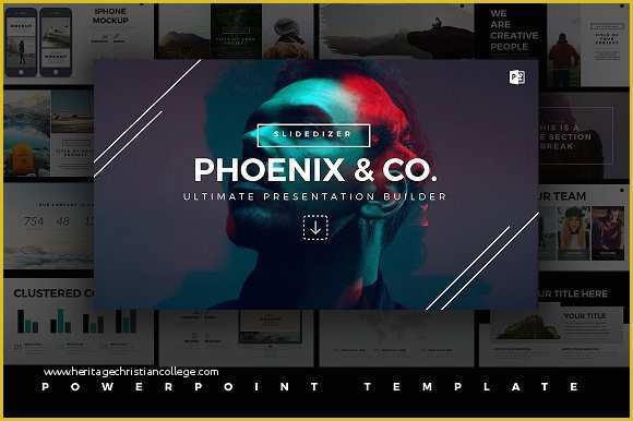 Minimalist Powerpoint Template Free Download Of Phoenix Minimal Powerpoint Template Presentation