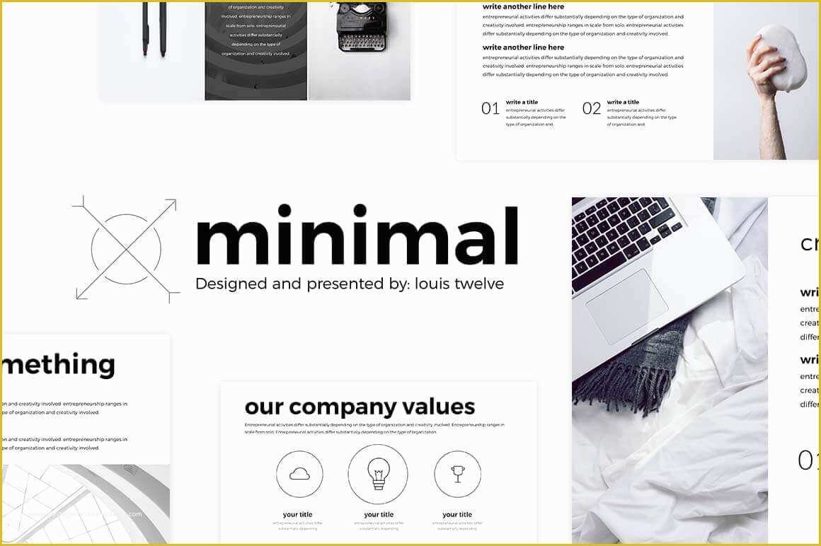 Minimalist Powerpoint Template Free Of Free Minimal Powerpoint Template Create Your Ppt Easy