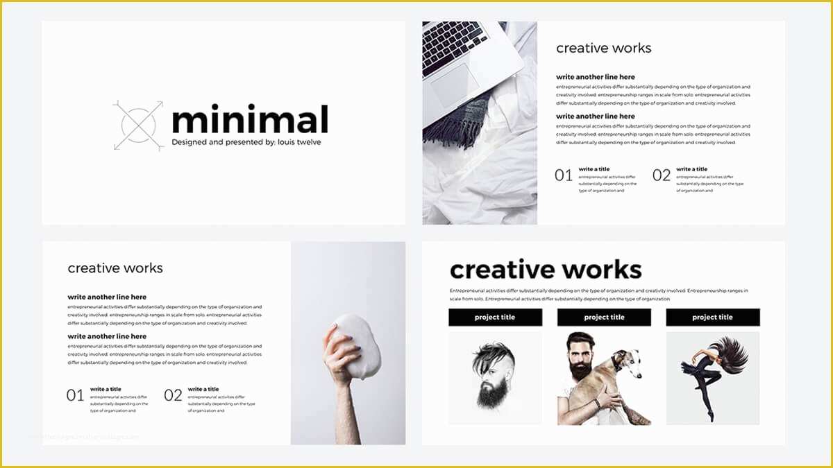 Minimalist Powerpoint Template Free Of Mintus Minimalist Free Powerpoint Presentation Template