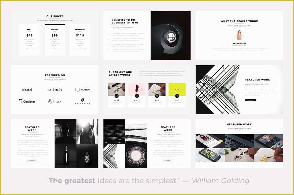 Minimalist Powerpoint Template Free Of the 24 Best Minimalist Powerpoint Templates Of 2018