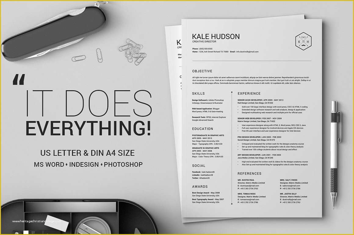 Minimalist Resume Template Free Download Of 15 Minimalist Resume Templates to Download & Use Free