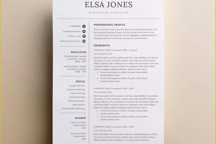 Minimalist Resume Template Free Download Of 15 Minimalist Resume Templates to Download &amp; Use Free