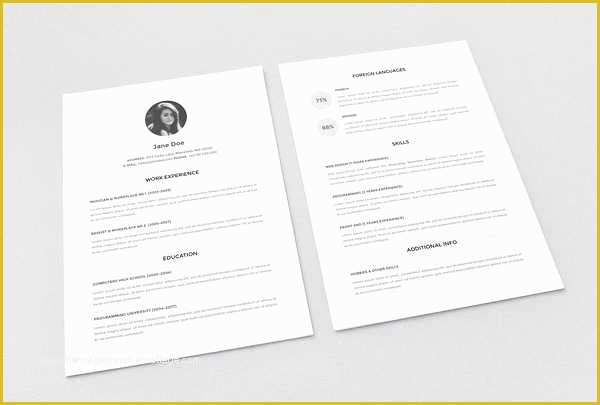Minimalist Resume Template Free Download Of Free Minimalist Resume Template Fresh Graphic Design