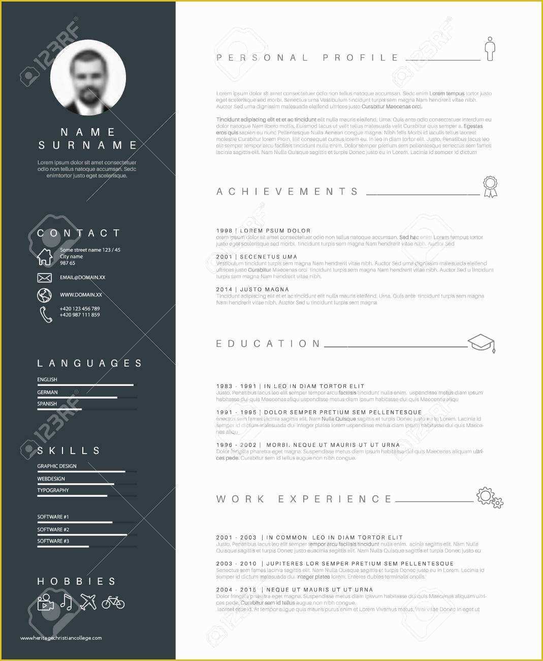 Minimalist Resume Template Free Download Of Resume and Template 45 Free Minimalist Resume Template
